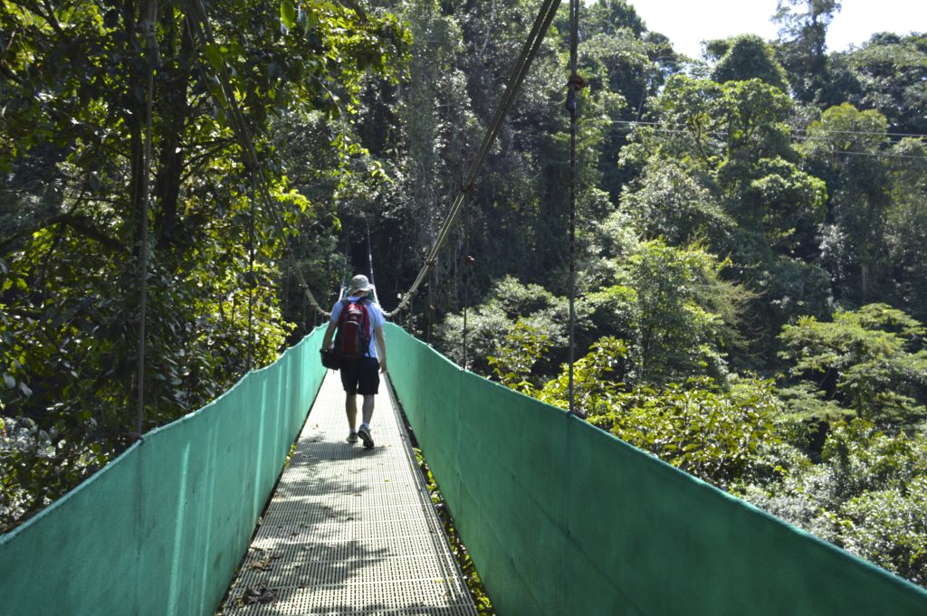 Hanging Bridge near La Fortuna Costa Rica