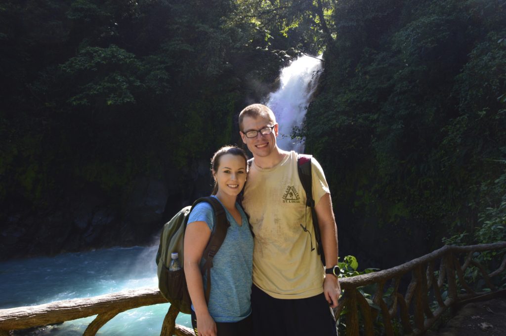 Rio Celeste near Tanorio Volcano National Park Costa Rica