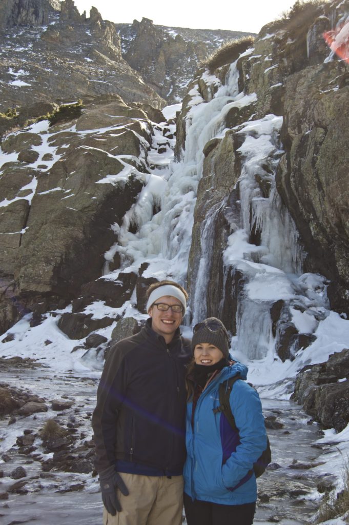 frozen waterfall