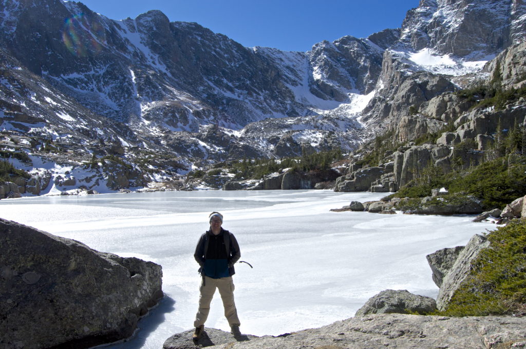 sky pond trail in rocky mountain national park