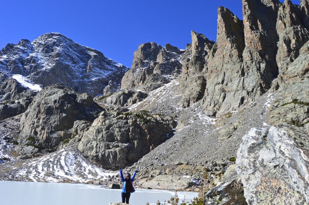 sky pond in rocky mountain national park