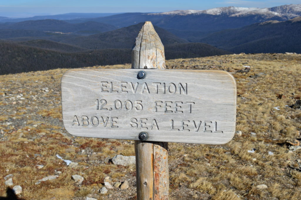 elevation Trail Ridge Road