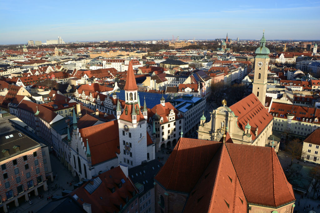 Munich Germany Marienplatz