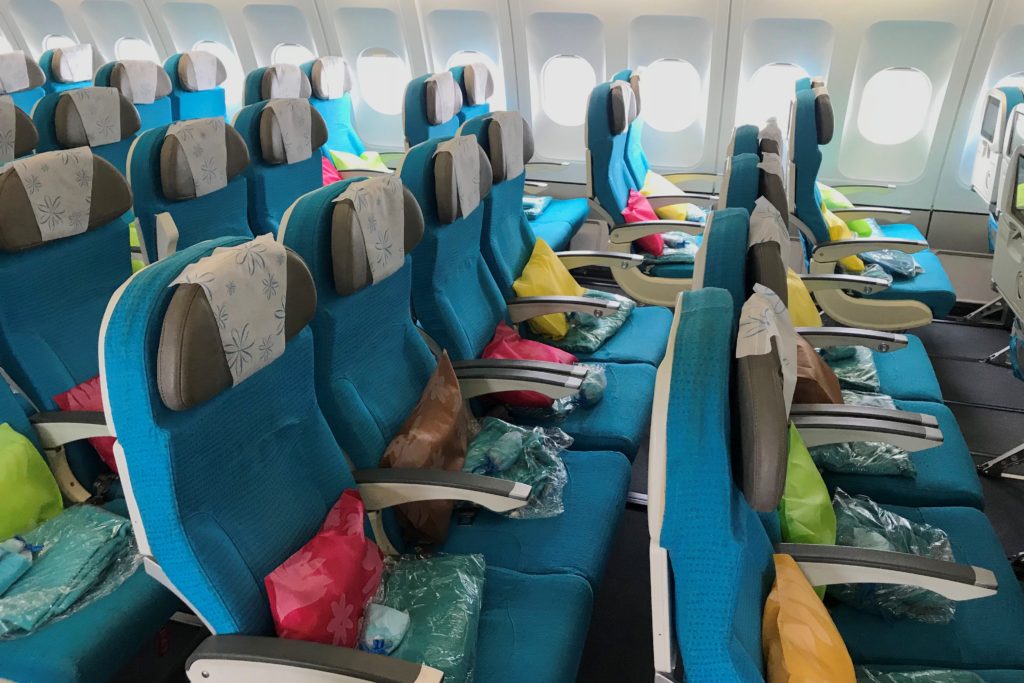 What to expect flying Air Tahiti Nui economy class