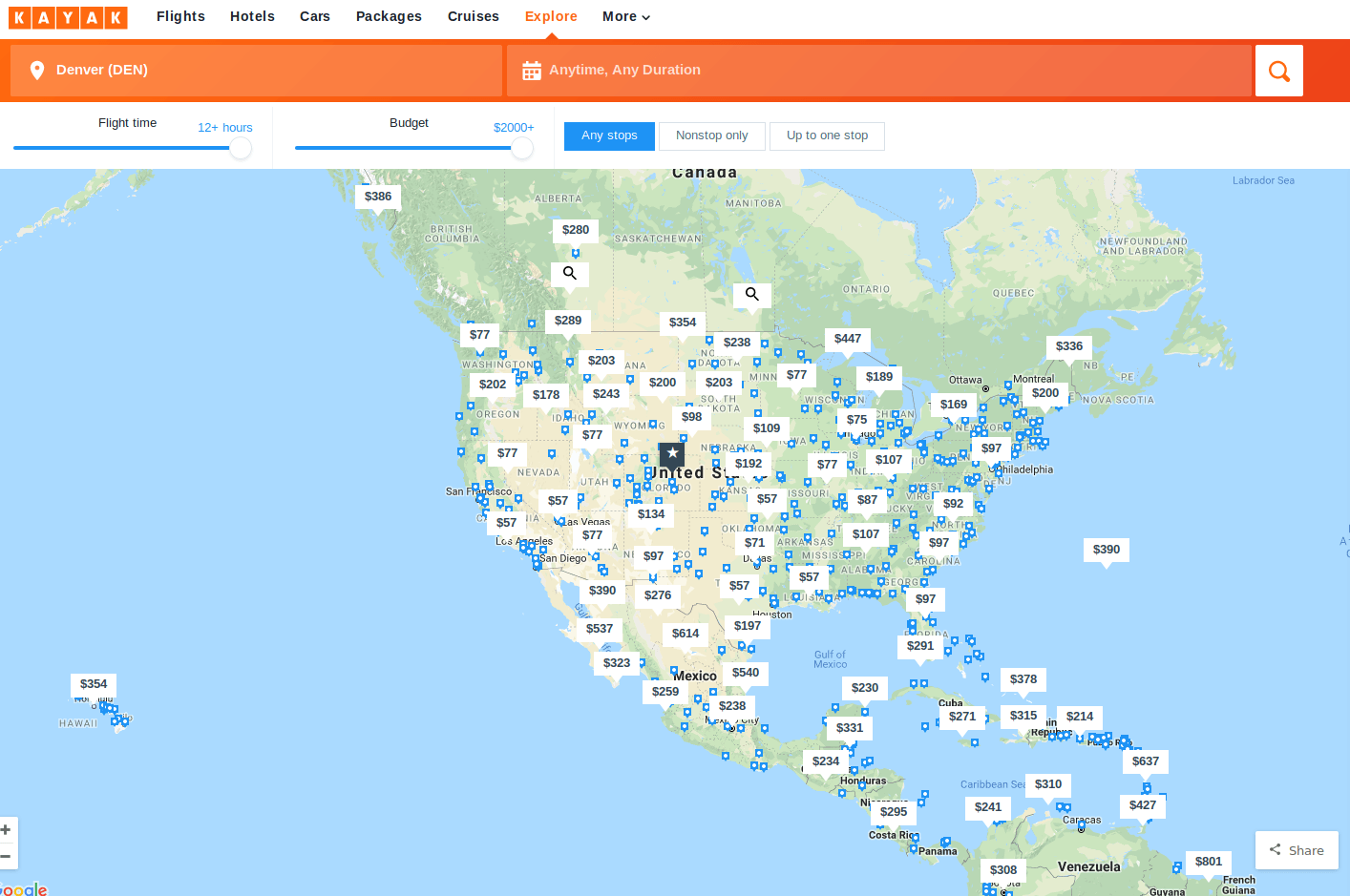 Finding Cheap Flights With Kayak’s Explore Tool | In A Nutshell... Or Two