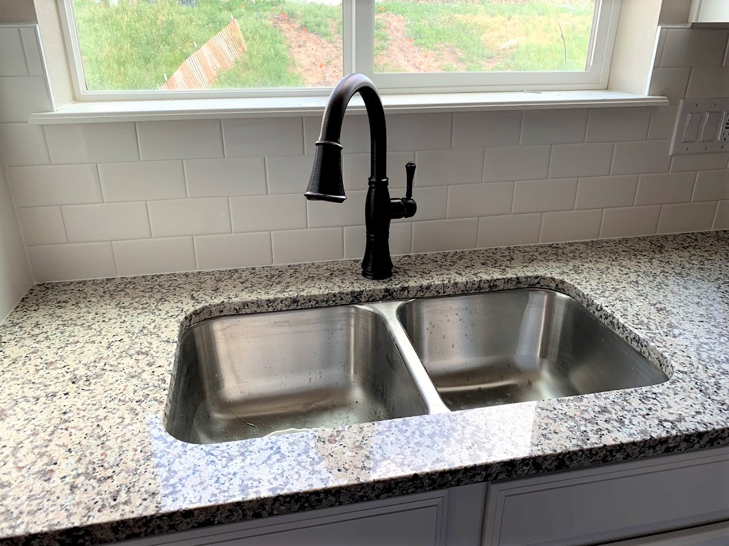 dark finishes kitchen sink