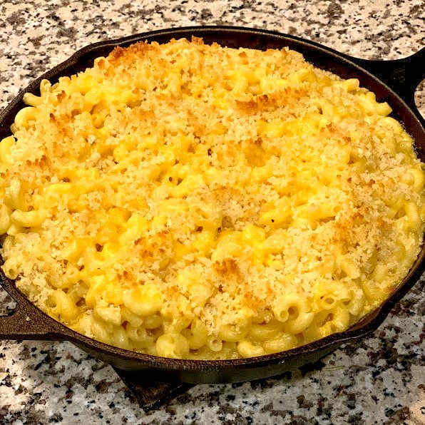 Mac and Cheese, Truffle Mac and Cheese, Skillet Baked Mac