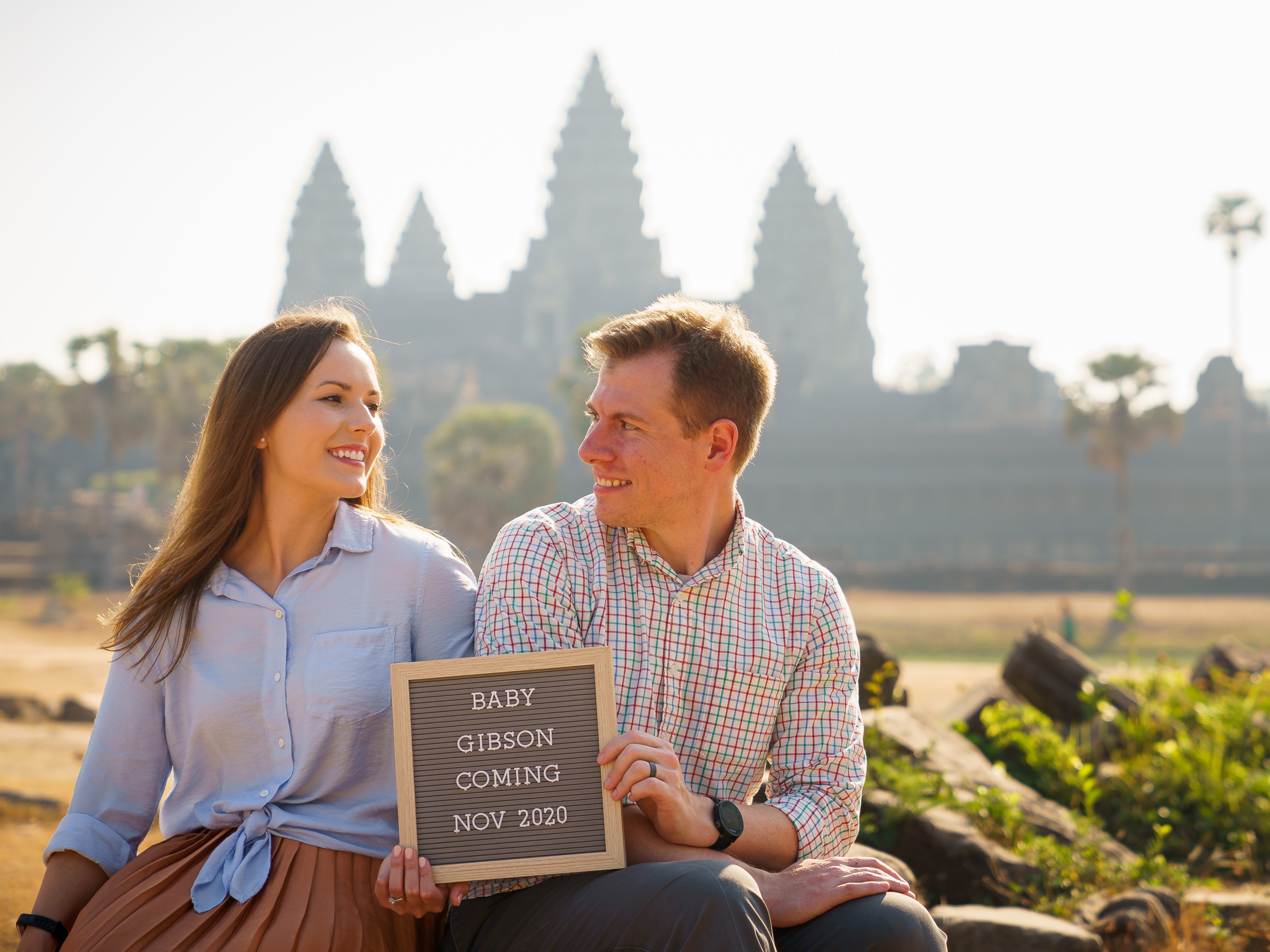 Baby Announcement Angkor Wat